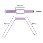 ENKAY Hat-Prince Full Coverage Screen Protector + Adjsutable Silicone Sport Loop Strap Watchband - Image 6