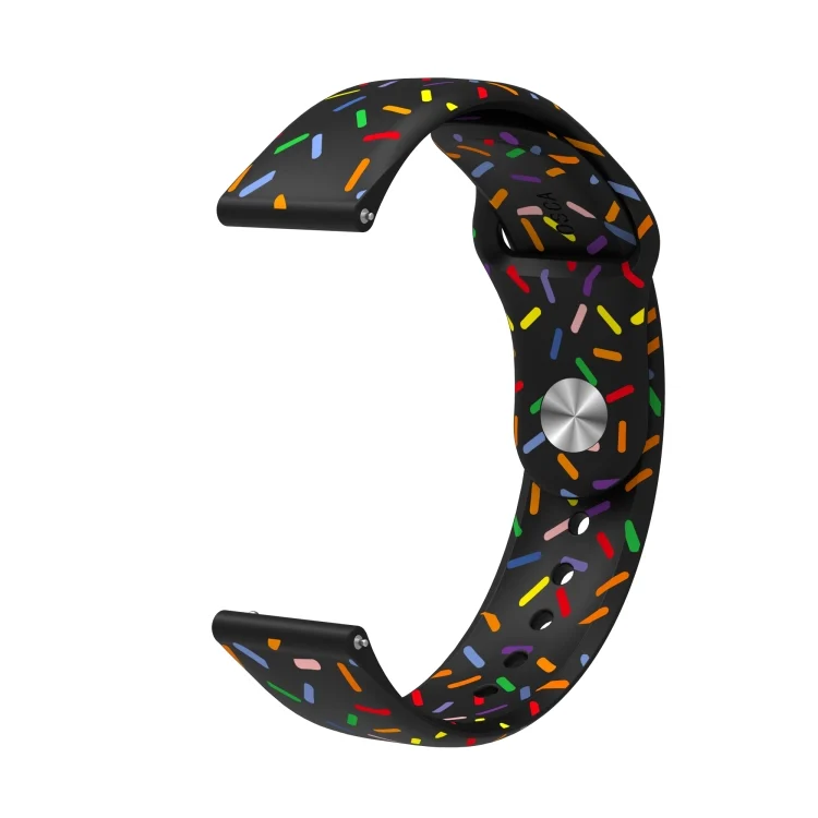 SYA002252002A_2.webp Sports Rainbow Dots Silicone Buckle Watch Band - Image 5