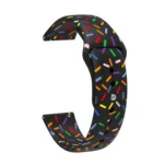 Sports Rainbow Dots Silicone Buckle Watch Band - Image 4