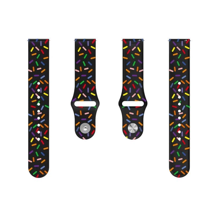 SYA002252004A_3.webp Sports Rainbow Dots Silicone Buckle Watch Band - Image 6
