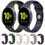 Sports Rainbow Dots Silicone Buckle Watch Band - Image 3