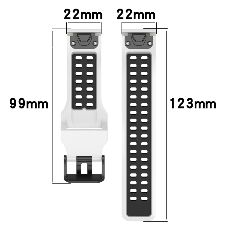 SYA0022586_B3.webp Two Color Reverse Buckle 22mm Silicone Watch Band - Image 4