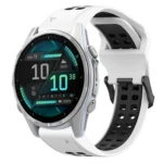 Two Color Reverse Buckle 20mm Silicone Watch Band