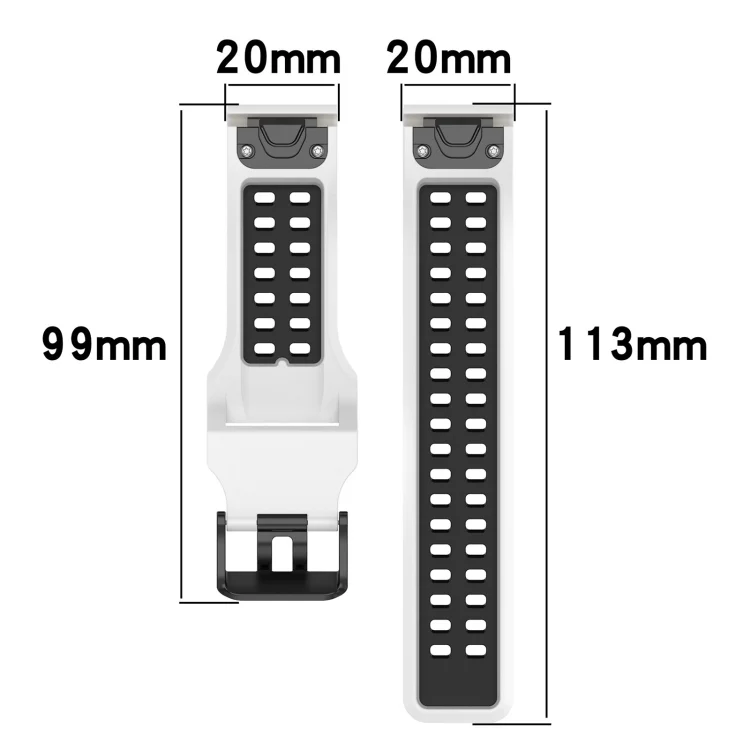 SYA0022589_B3.webp Two Color Reverse Buckle 20mm Silicone Watch Band - Image 4