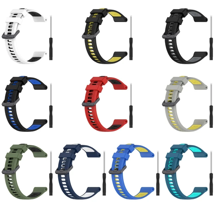 SYA0022605_B2.webp Sports Two-Color Silicone Watch Band - Image 3