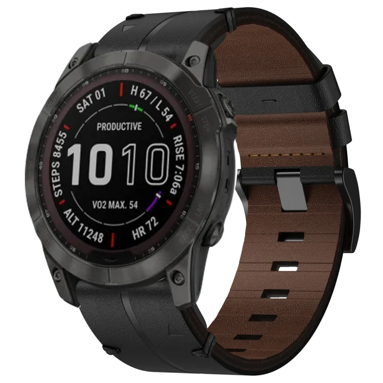 Leather Textured 22mm Watch Band