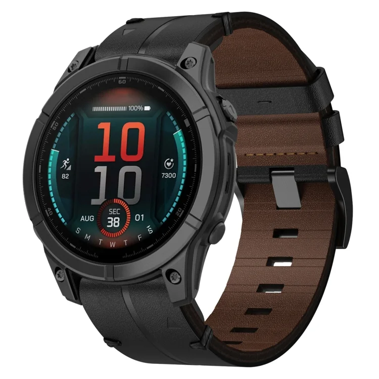 Leather Textured 22mm Watch Band