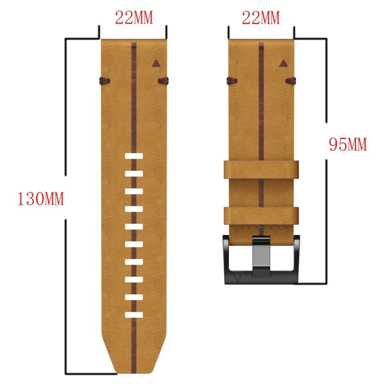 SYA0022783_B2.webp Leather Textured 22mm Watch Band - Image 3