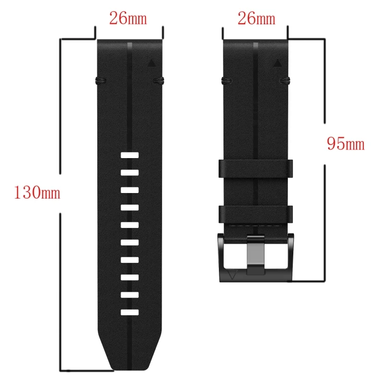 SYA0022784_B2.webp Leather Textured 26mm Watch Band - Image 3