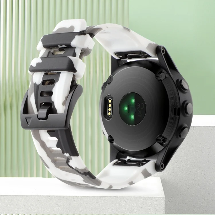 Camouflage 26mm Silicone Watch Band