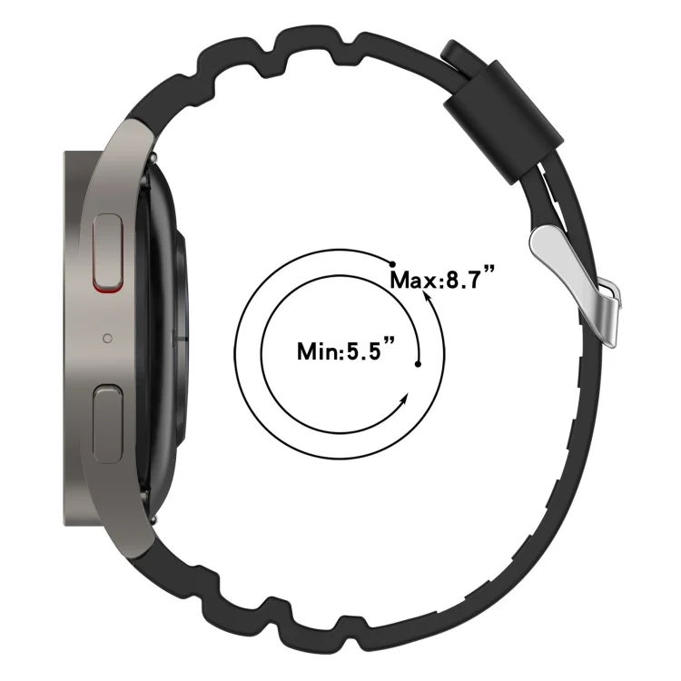 SYA0022881_B2.webp Armored Solid Color Silicone Watch Band - Image 3