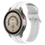 Grooved Color Buckle Silicone Watch Band