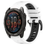 Sports Two-Color 22mm Silicone Watch Band