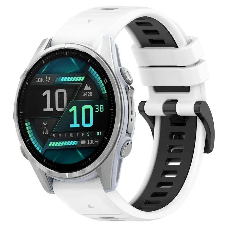 Sports Two-Color 20mm Silicone Watch Band