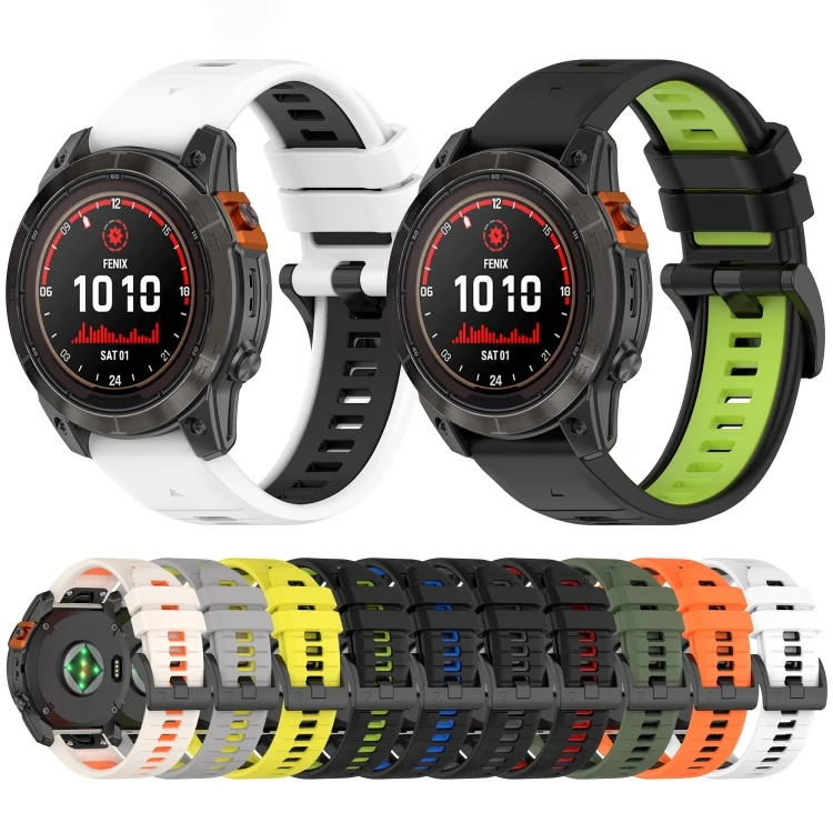 SYA0022895_B1.webp Sports Two-Color 26mm Silicone Watch Band - Image 2