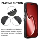 Skin-Feel Electroplating TPU Shockproof Phone Case, For iPhone 15 Pro Max, For iPhone 15 Pro, For iPhone 15 Plus, For iPhone 15 - Image 6