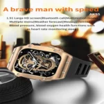 AK55 1.91 inch IP67 Waterproof Color Screen Smart Watch,Support Heart Rate / Blood Pressure / Blood Oxygen Monitoring - Image 2