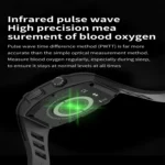 AK55 1.91 inch IP67 Waterproof Color Screen Smart Watch,Support Heart Rate / Blood Pressure / Blood Oxygen Monitoring - Image 4