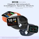 Y83 1.83 inch Color Screen Smart Watch,Support Heart Rate / Blood Pressure / Blood Oxygen / Blood Glucose Monitoring - Image 2
