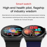 ET340 1.46 inch Color Screen Smart Silicone Strap Watch,Support Blood Oxygen / Blood Glucose / Uric Acid Measurement / Blood Lipid Monitoring - Image 2