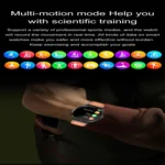 ET340 1.46 inch Color Screen Smart Leather Strap Watch,Support Blood Oxygen / Blood Glucose / Uric Acid Measurement / Blood Lipid Monitoring - Image 5