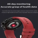 ET440 1.39 inch Color Screen Smart Silicone Strap Watch,Support Heart Rate / Blood Pressure / Blood Oxygen / Blood Glucose Monitoring - Image 4