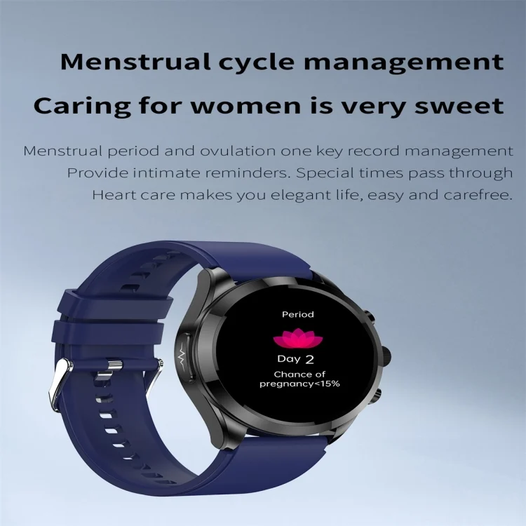 SYA0022977_B5.webp ET440 1.39 inch Color Screen Smart Silicone Strap Watch,Support Heart Rate / Blood Pressure / Blood Oxygen / Blood Glucose Monitoring - Image 6