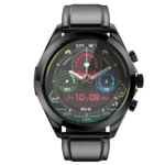 ET440 1.39 inch Color Screen Smart Leather Strap Watch,Support Heart Rate / Blood Pressure / Blood Oxygen / Blood Glucose Monitoring - Image 8