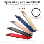 PINWUYO Micro-Frosted PC Ultra-thin Hard Phone Case with Magsafe Magnetic Ring, For iPhone 15 Pro Max, For iPhone 15 Pro, For iPhone 15 Plus, For iPhone 15 - Image 4