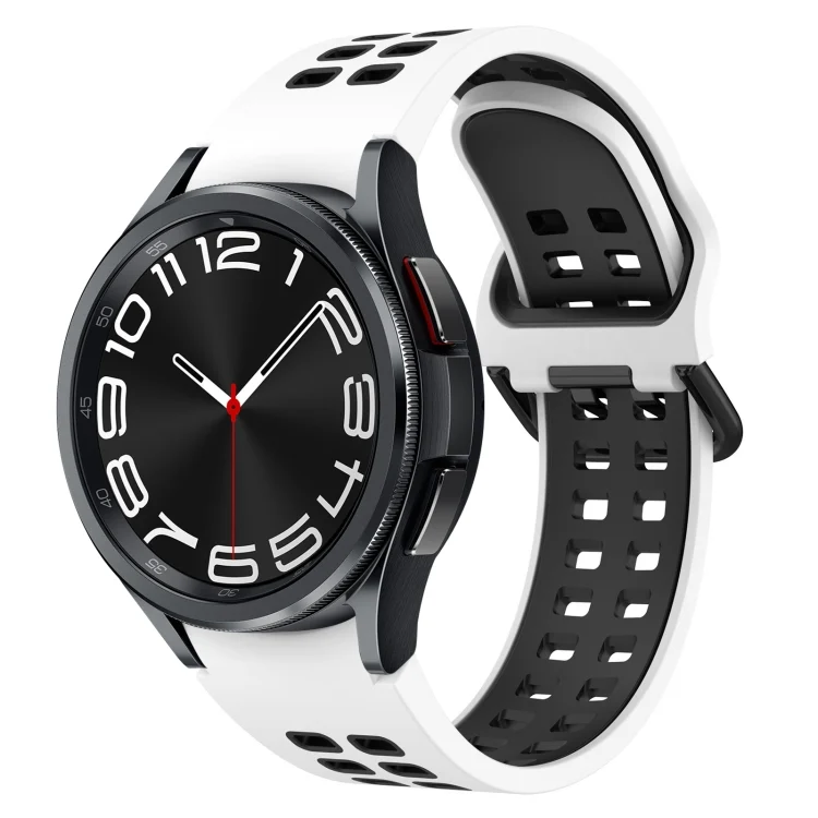 Two-Color Breathable Silicone Watch Band