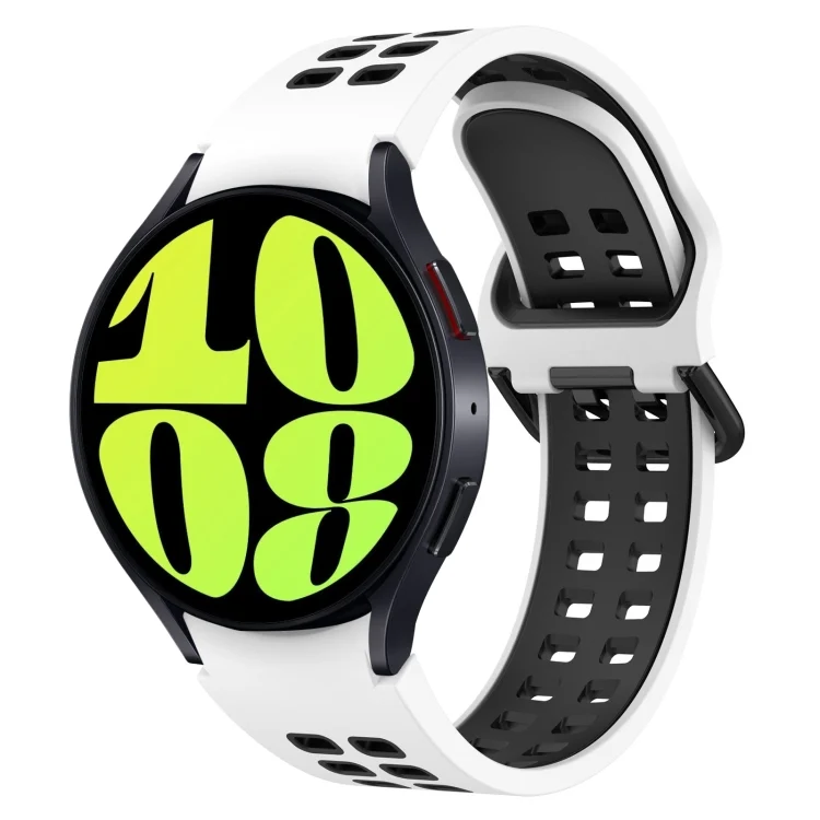 Two-Color Breathable Silicone Watch Band