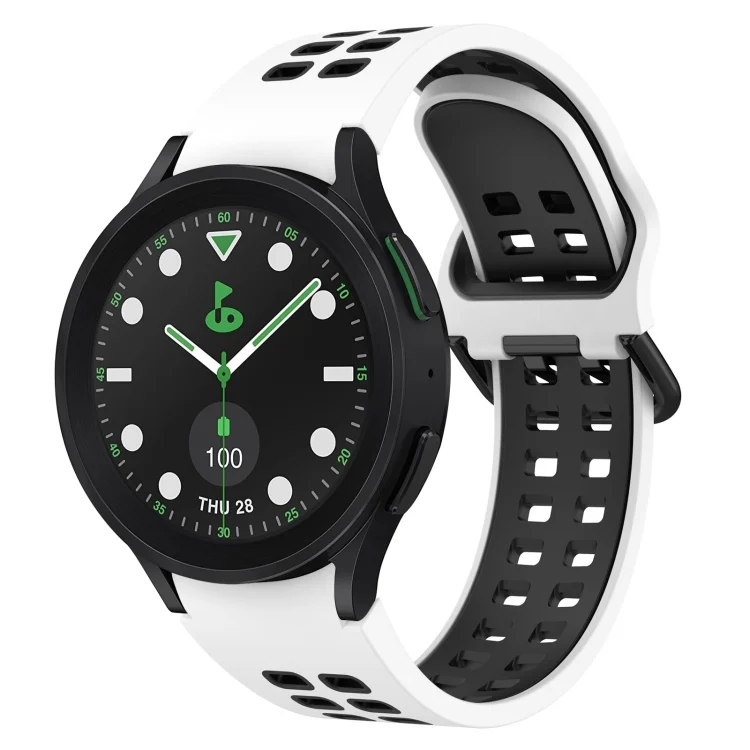 Two-Color Breathable Silicone Watch Band
