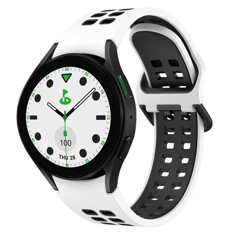Two-Color Breathable Silicone Watch Band