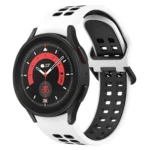 Two-Color Breathable Silicone Watch Band