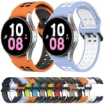 Two-Color Breathable Silicone Watch Band - Image 2