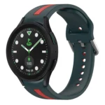 Two-Color Silicone Watch Band