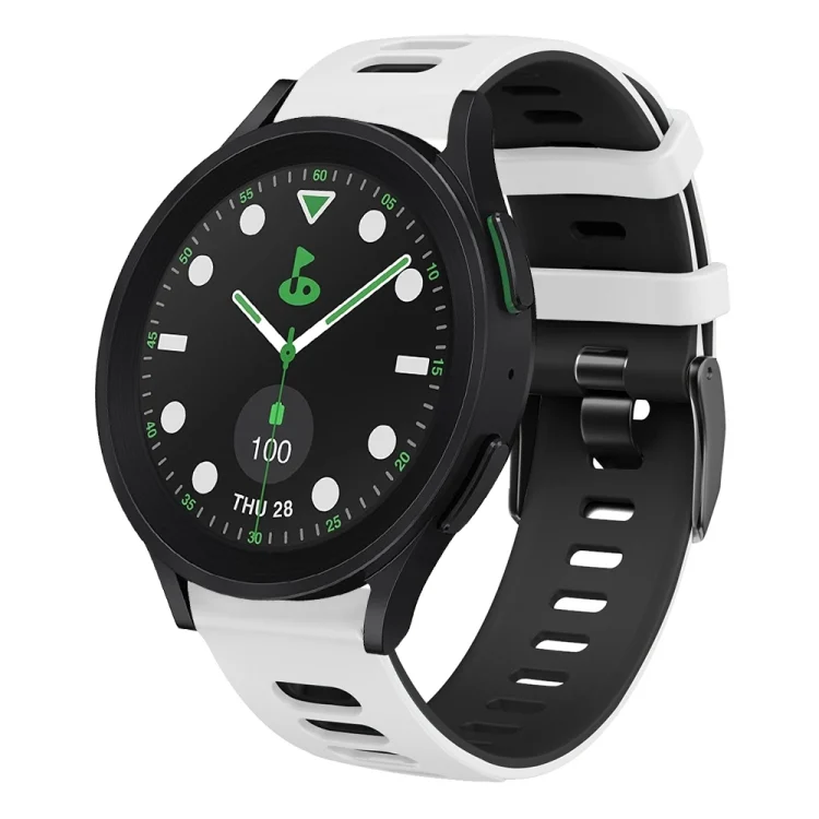 20mm Two-color Silicone Watch Band