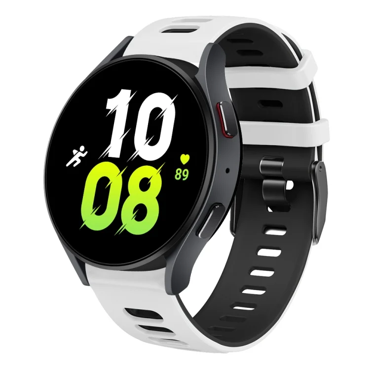 20mm Two-color Silicone Watch Band