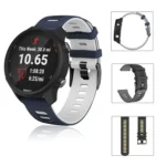 20mm Two-color Silicone Watch Band - Image 3