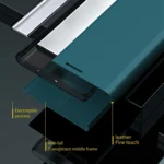 Side Electroplated Adsorption Leather Phone Case, For Xiaomi 14, For Xiaomi Redmi 13C - Image 6