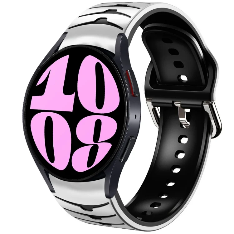 Curved Texture Silicone Watch Band