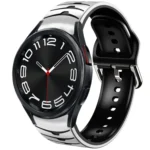 Curved Texture Silicone Watch Band