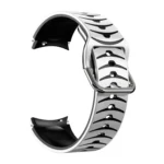 Curved Texture Silicone Watch Band - Image 6