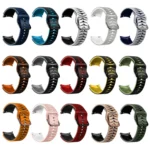 Curved Texture Silicone Watch Band - Image 3