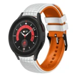 20mm Mesh Two Color Silicone Watch Band