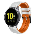 20mm Mesh Two Color Silicone Watch Band