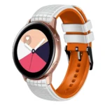 20mm Mesh Two Color Silicone Watch Band