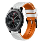 22mm Mesh Two Color Silicone Watch Band