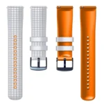 22mm Mesh Two Color Silicone Watch Band - Image 5