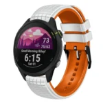 22mm Mesh Two Color Silicone Watch Band